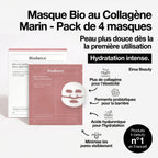 Masque Bio au Collagène Marin - Pack de 4 masques