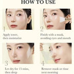 Texture dorée masque peel-off au curcuma