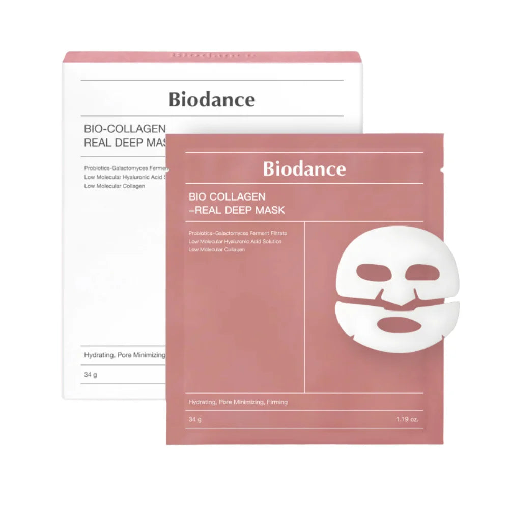 Masque Bio au Collagène Marin - Pack de 4 masques