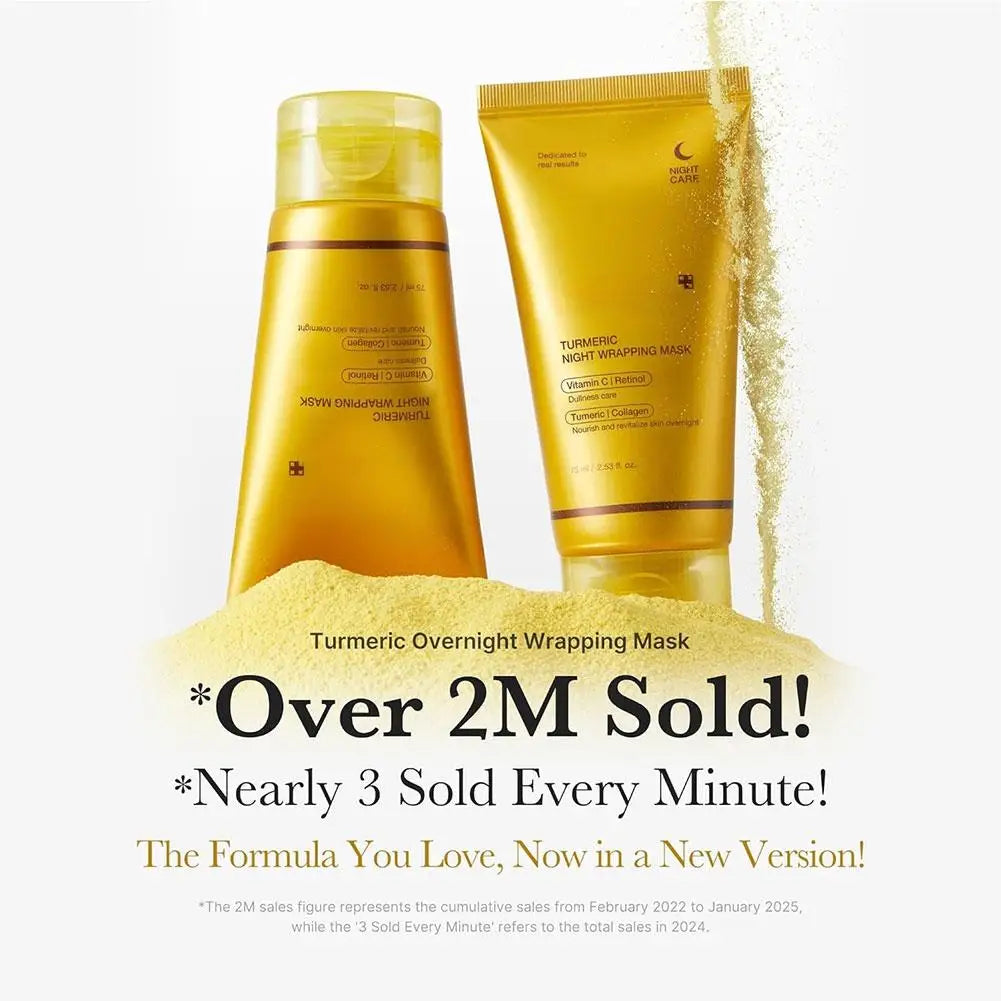 Ingrédients masque peel-off curcuma et collagène