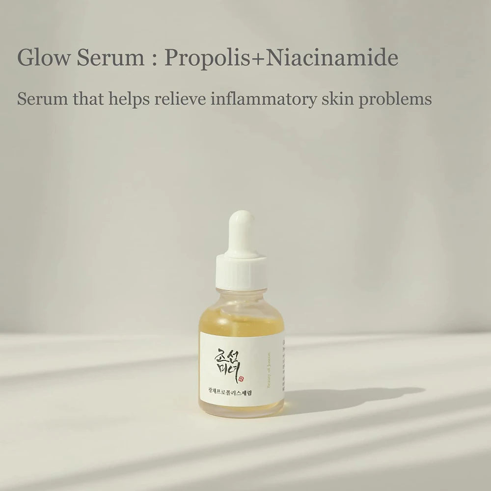 Emballage sérum propolis niacinamide premium