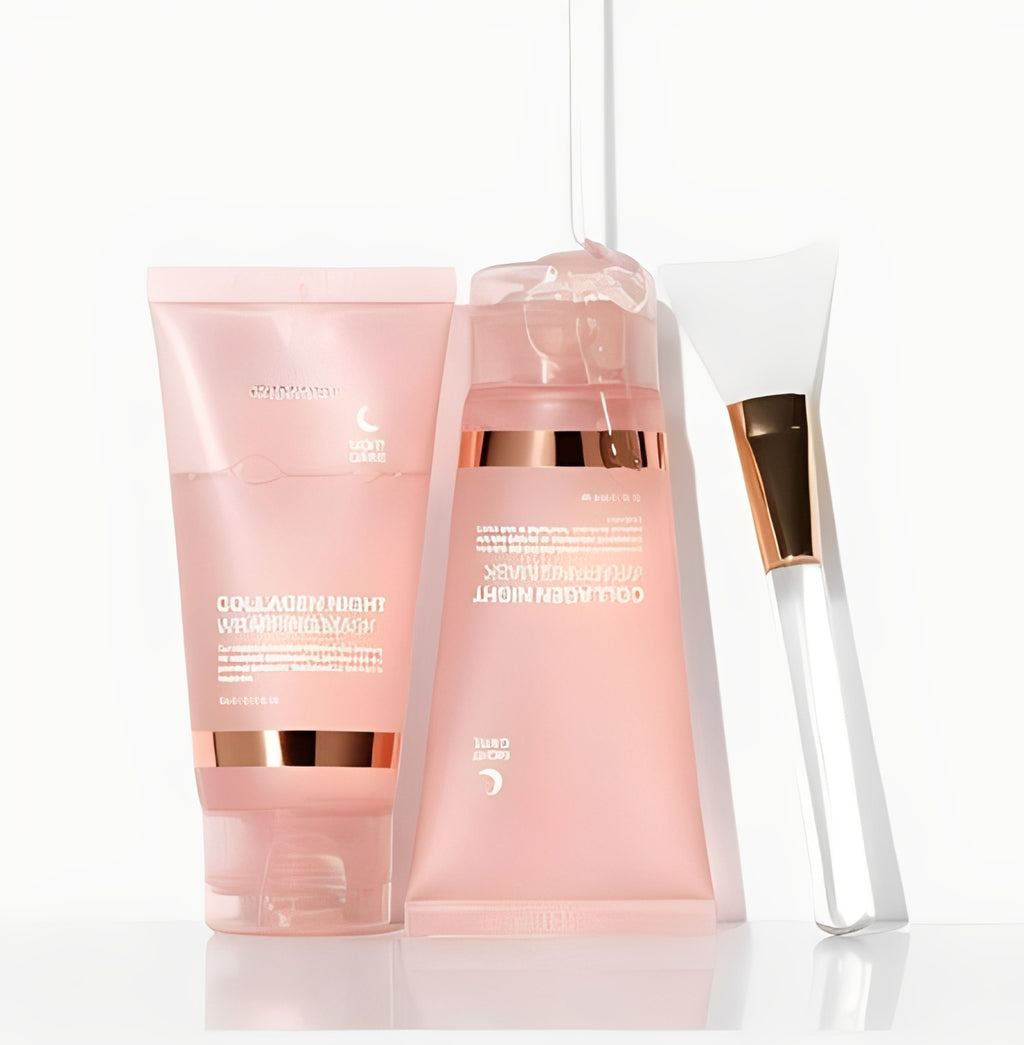 Masque de nuit enveloppant au collagène - Traitement coréen de nuit